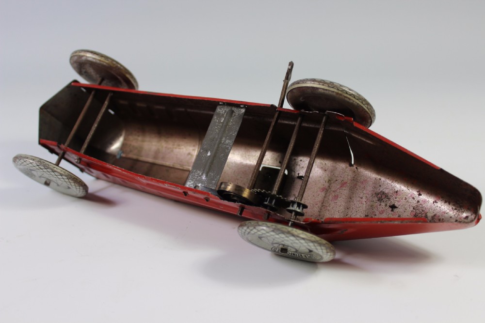 Early Art Deco Tin Plate Racing Car c1930s View VII