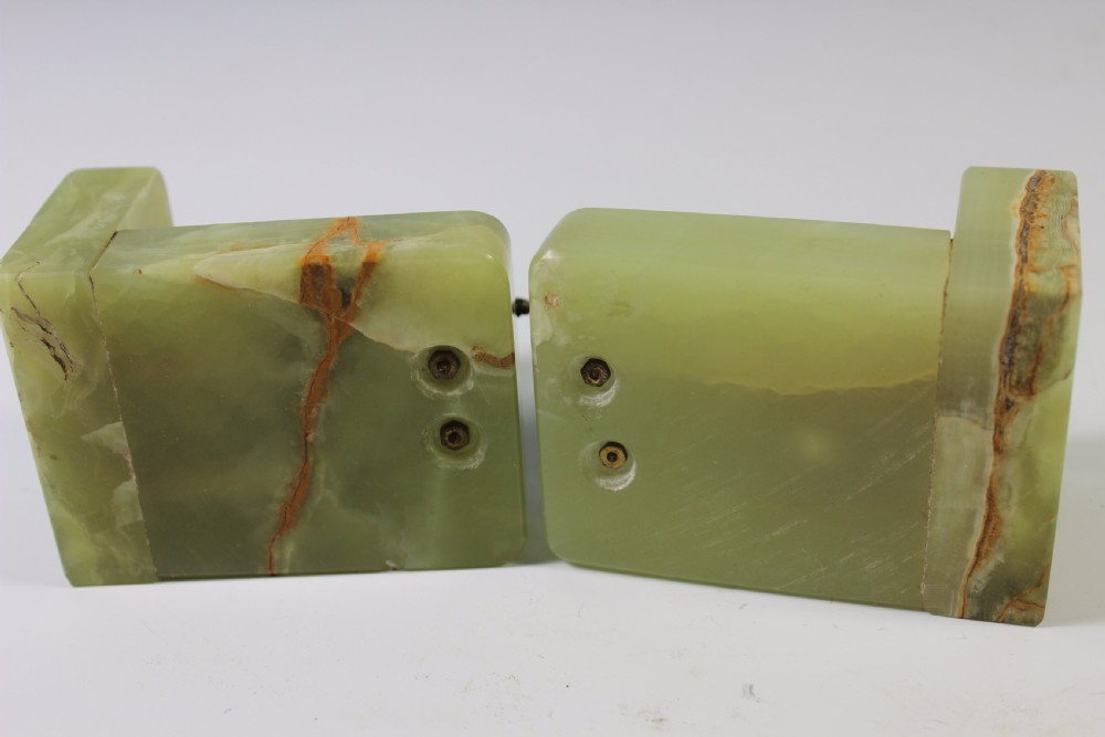Austrian Art Deco Period Bronze Highland Terrier Bookends c.1920-30 View III