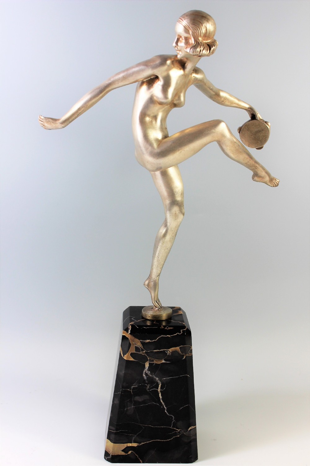 Pierre Laurel, French Art Deco Bronze Dancer c.1930