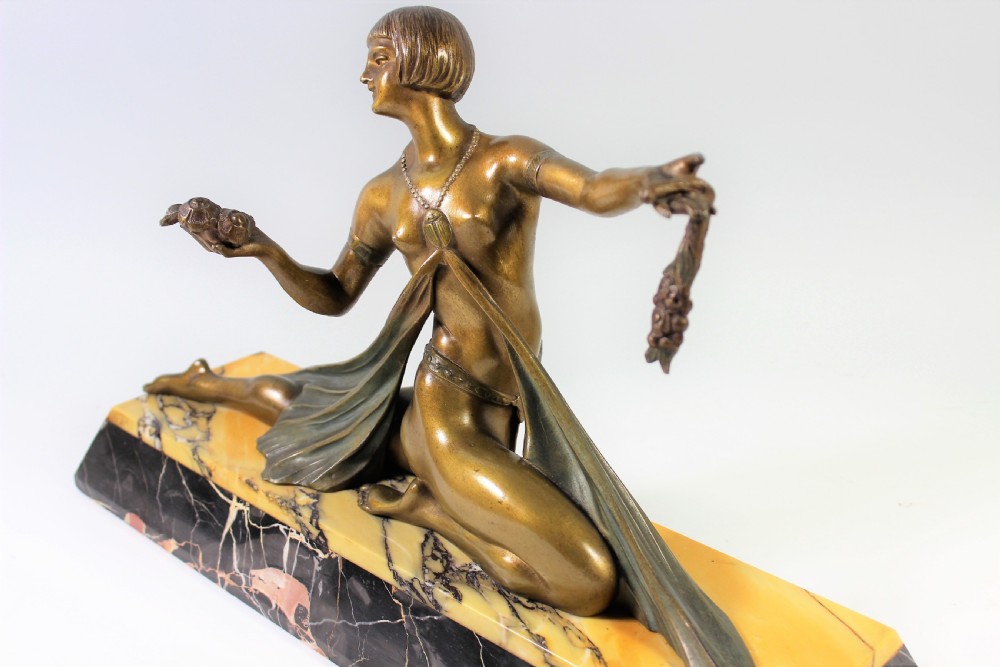 Limousin, French Art Deco Egyptian Dancer c.1920-30 View II