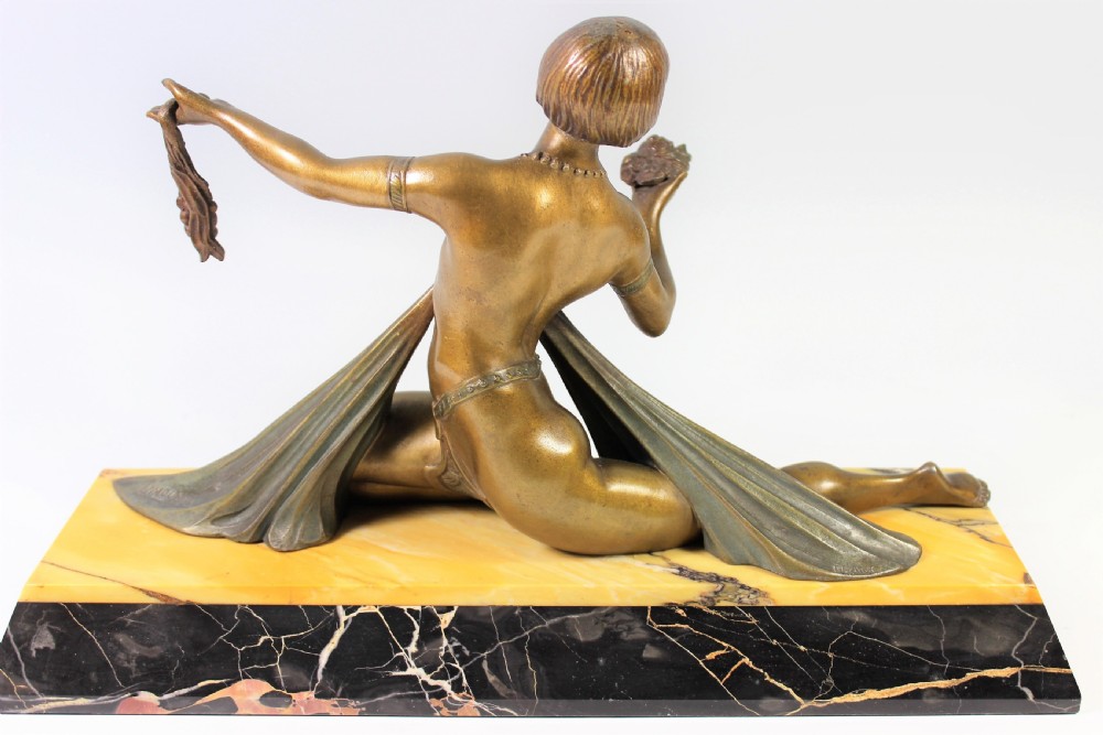 Limousin, French Art Deco Egyptian Dancer c.1920-30 View III