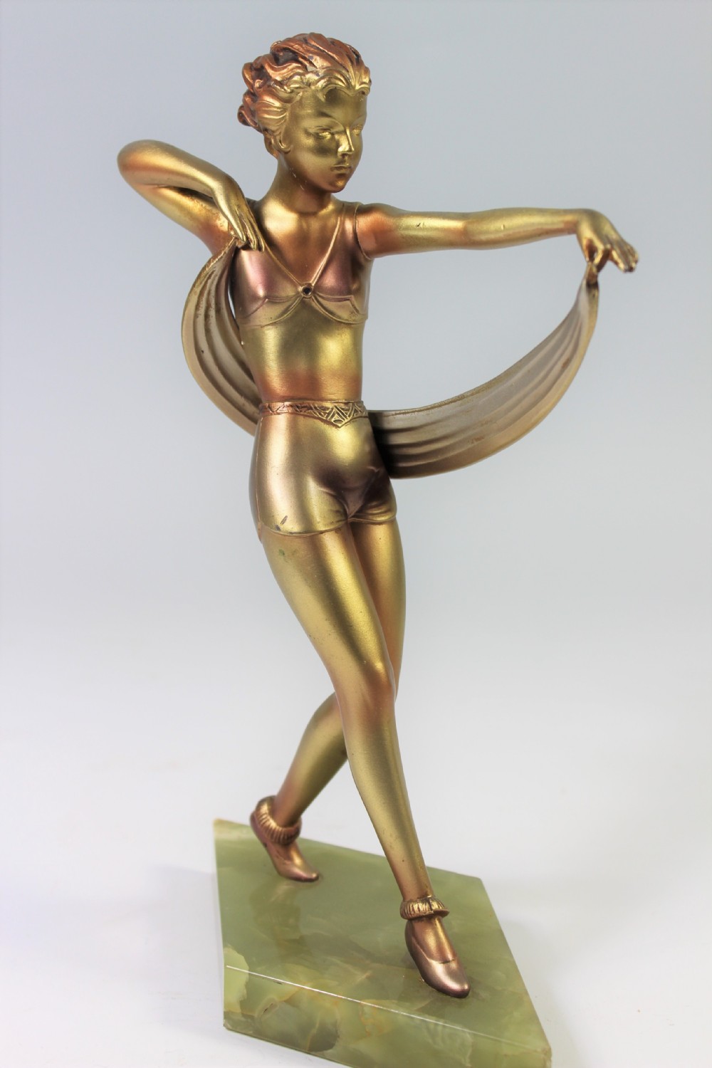 Austrian Art Deco Scarf Dancer by Lorenzl c1920-30