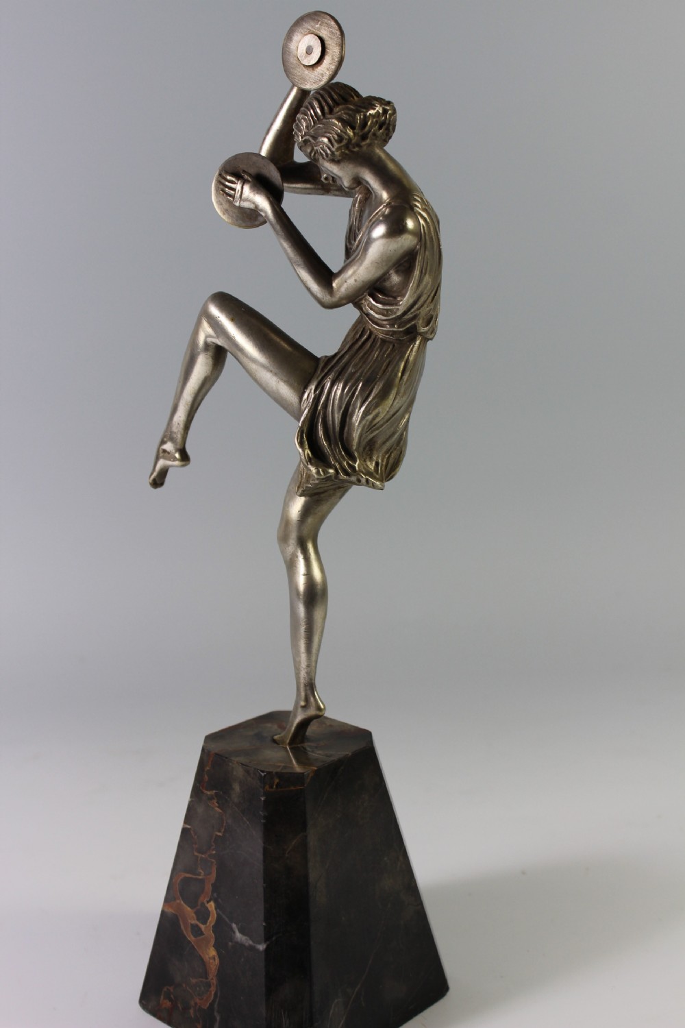 Le Faguays, Art Deco Bronze Cymbal Dancer c.1925 View VII