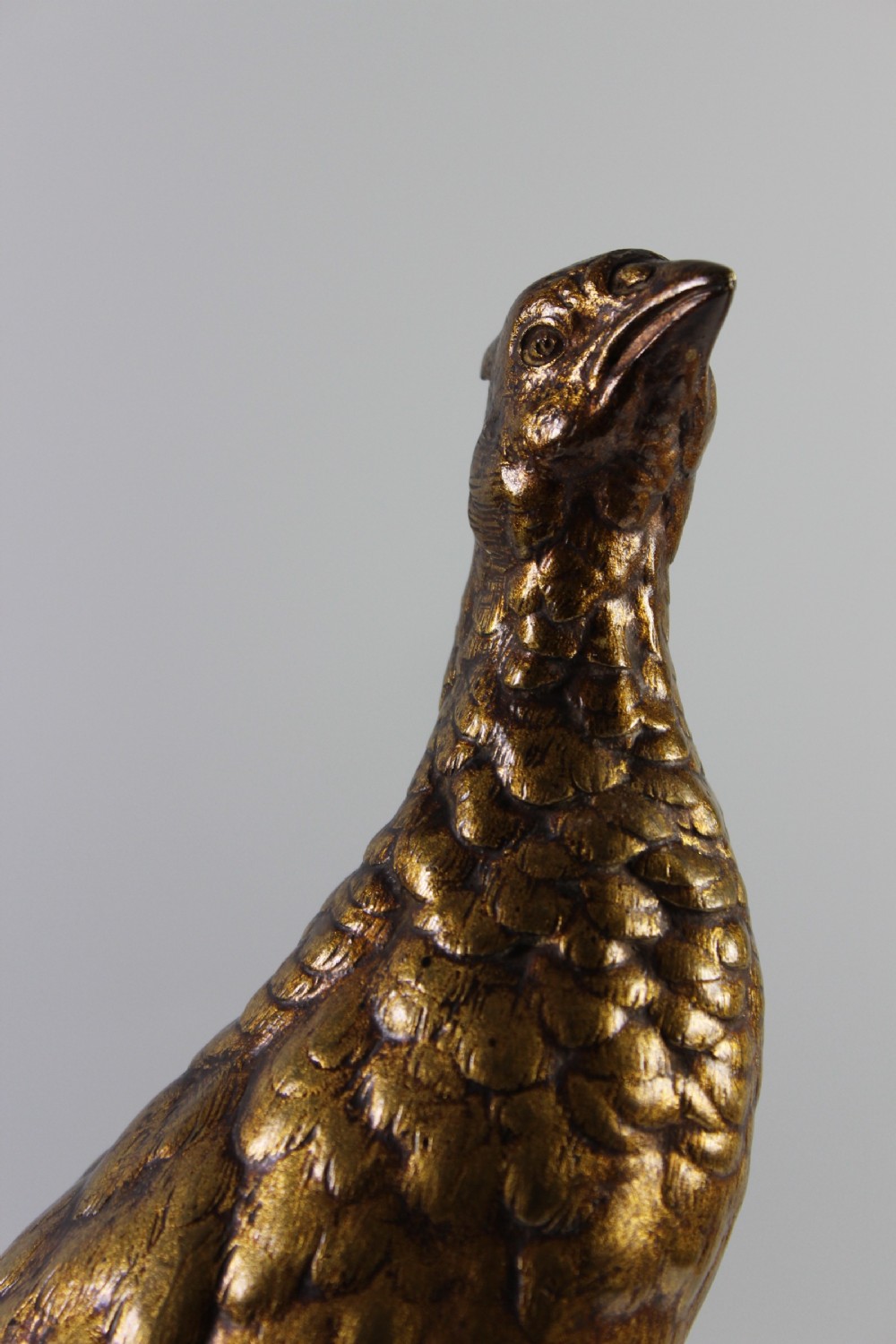 Leon Bureau, Large French bronze casting of a pheasant, c.1900 View VIII