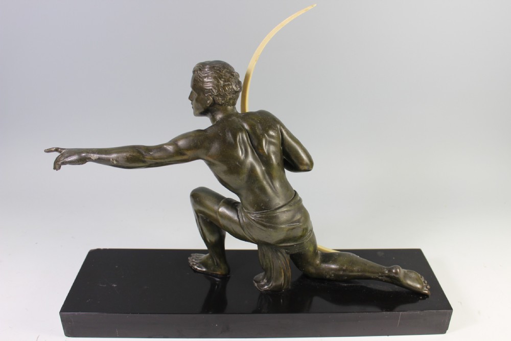 Uriano, French Art Deco Hunter c.1920-30s View III