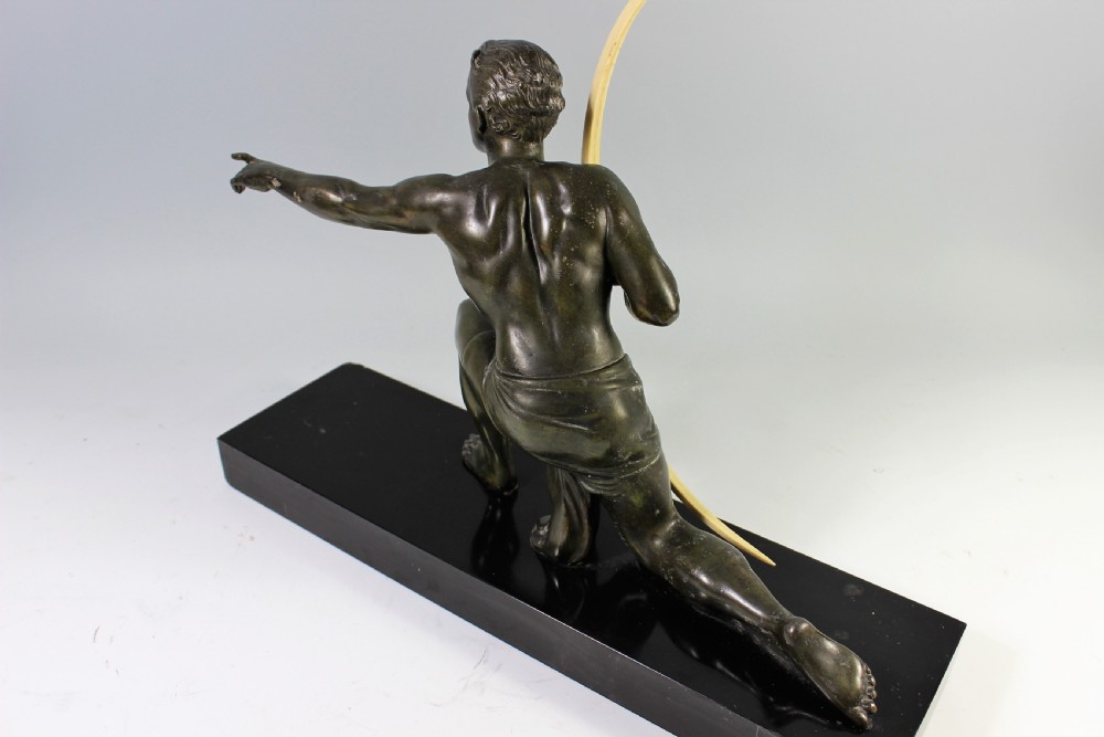 Uriano, French Art Deco Hunter c.1920-30s View IV