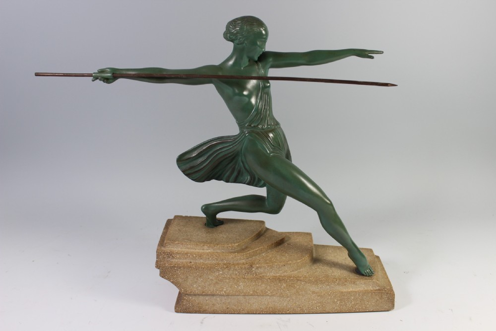 Le Faguays, French Art Deco Diana Huntress c.1920-30