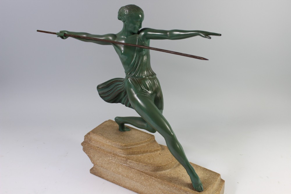 Le Faguays, French Art Deco Diana Huntress c.1920-30 View II