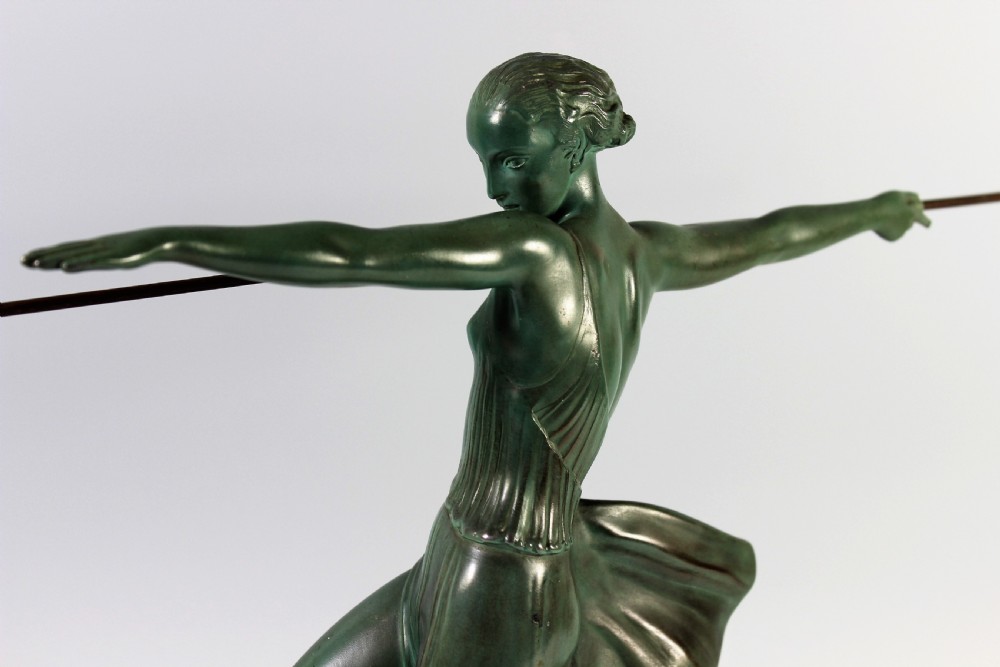Le Faguays, French Art Deco Diana Huntress c.1920-30 View IV