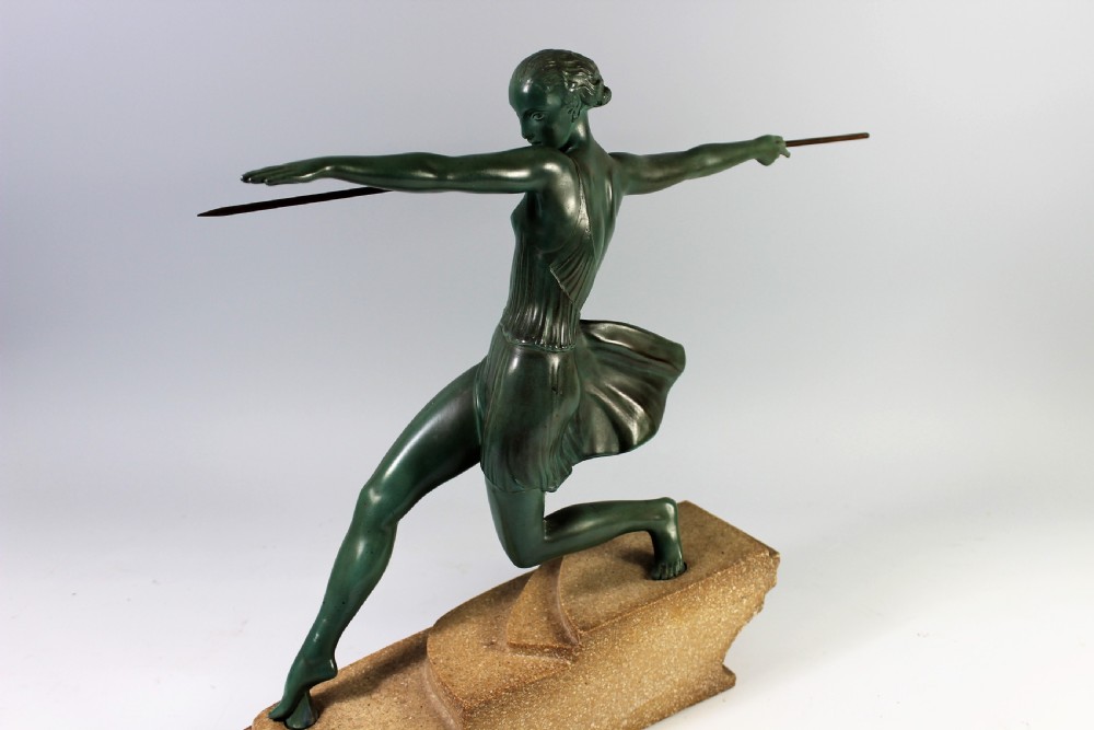 Le Faguays, French Art Deco Diana Huntress c.1920-30 View V