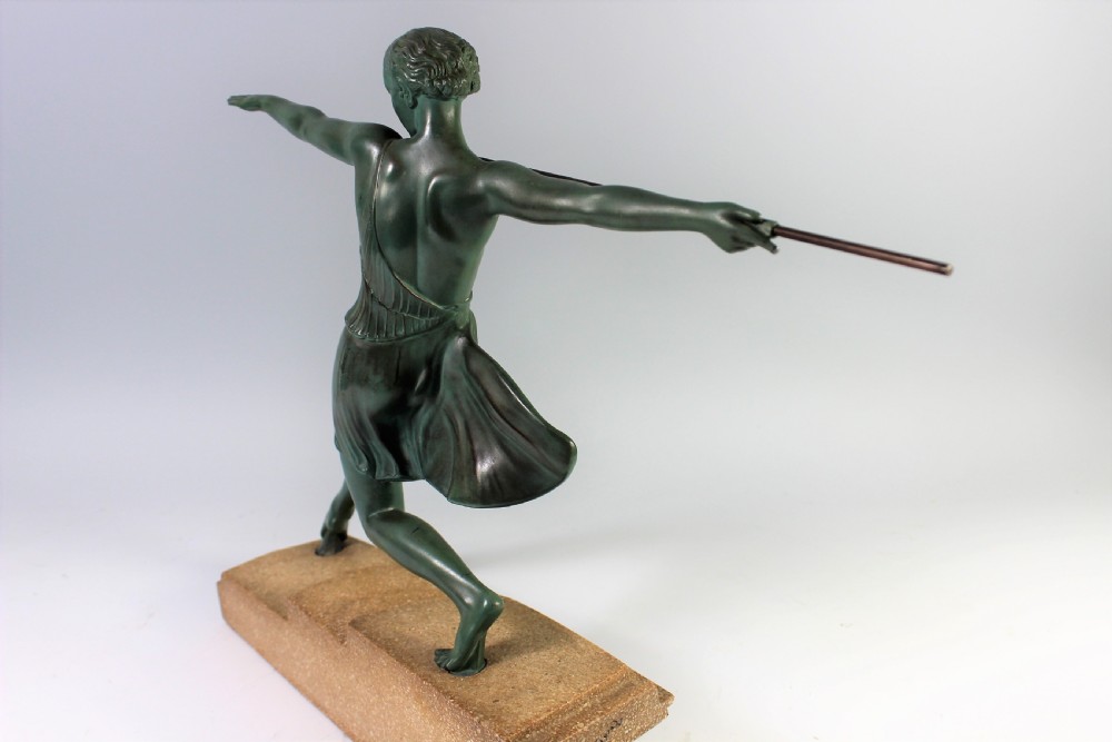 Le Faguays, French Art Deco Diana Huntress c.1920-30 View VI