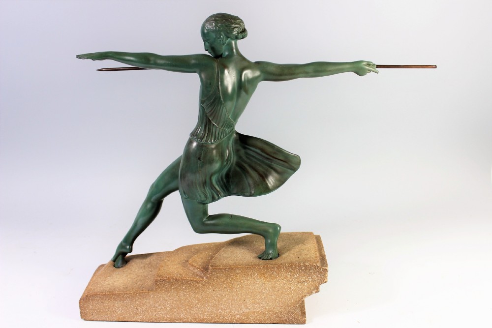 Le Faguays, French Art Deco Diana Huntress c.1920-30 View VII
