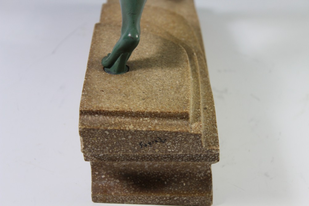 Le Faguays, French Art Deco Diana Huntress c.1920-30 View VIII