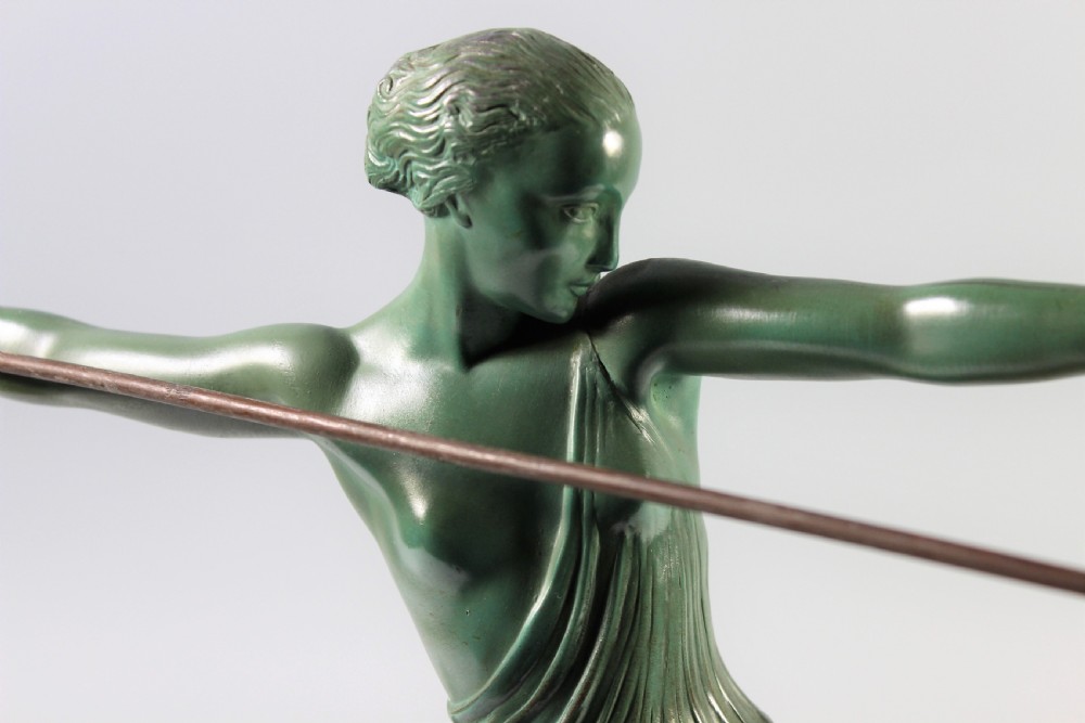 Le Faguays, French Art Deco Diana Huntress c.1920-30 View IX