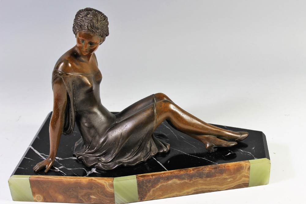 Cipriani, French Art Deco Female Figure, c1920-30