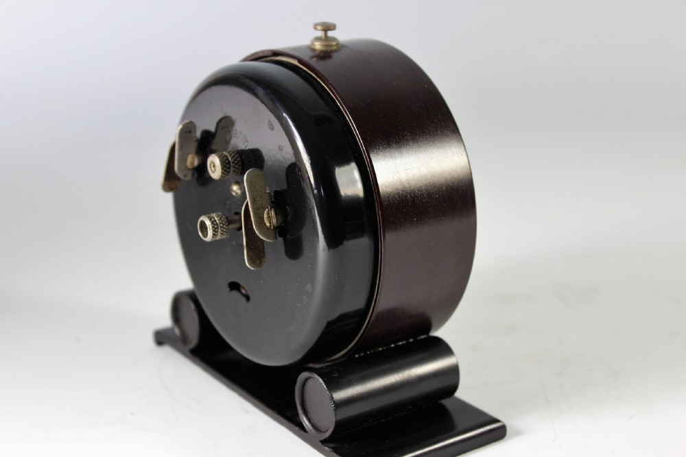 French Art Deco Bakelite Alarm Clock c.1930's View III
