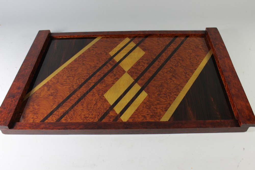 French Art Deco Geometric Serving Tray c.1930
