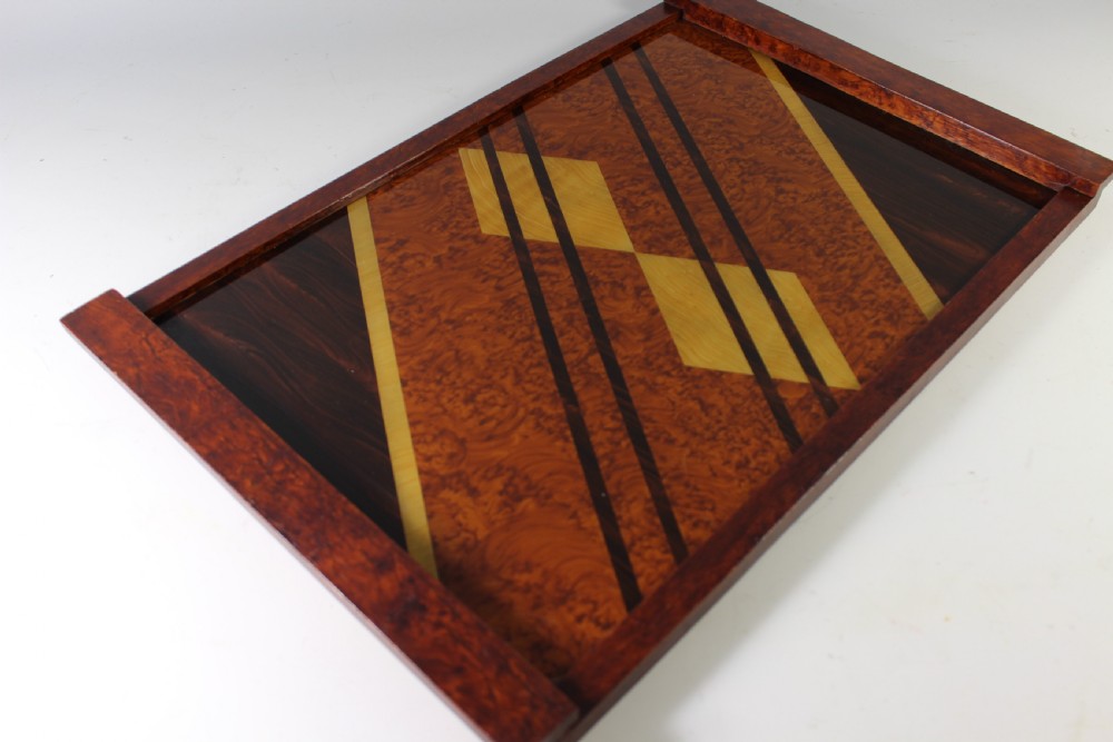 French Art Deco Geometric Serving Tray c.1930 View III