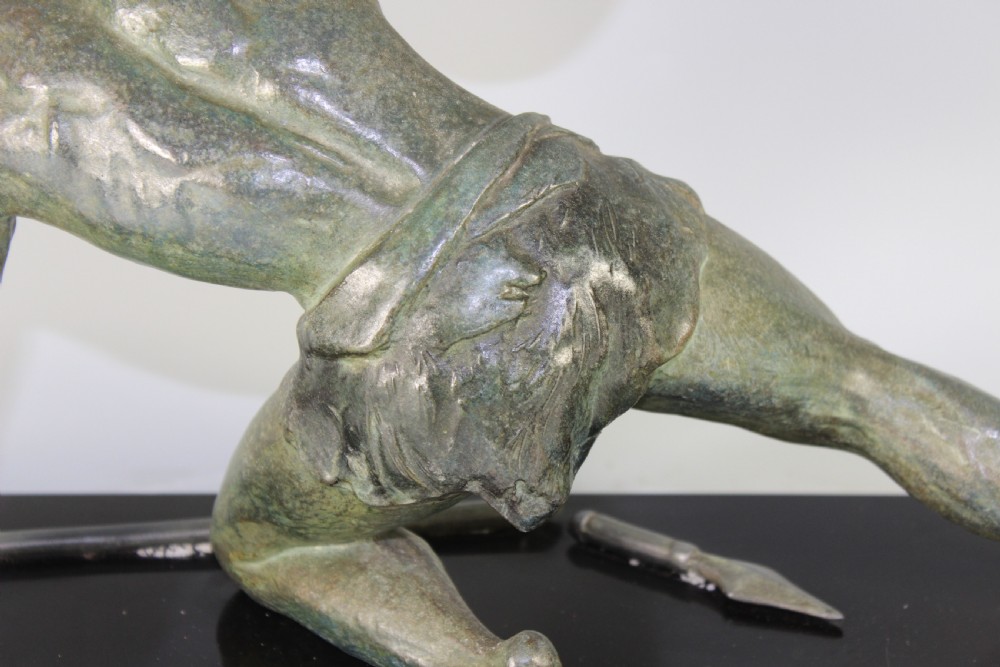 Roncourt, French Art Deco Warrior c.1920-30s View VII
