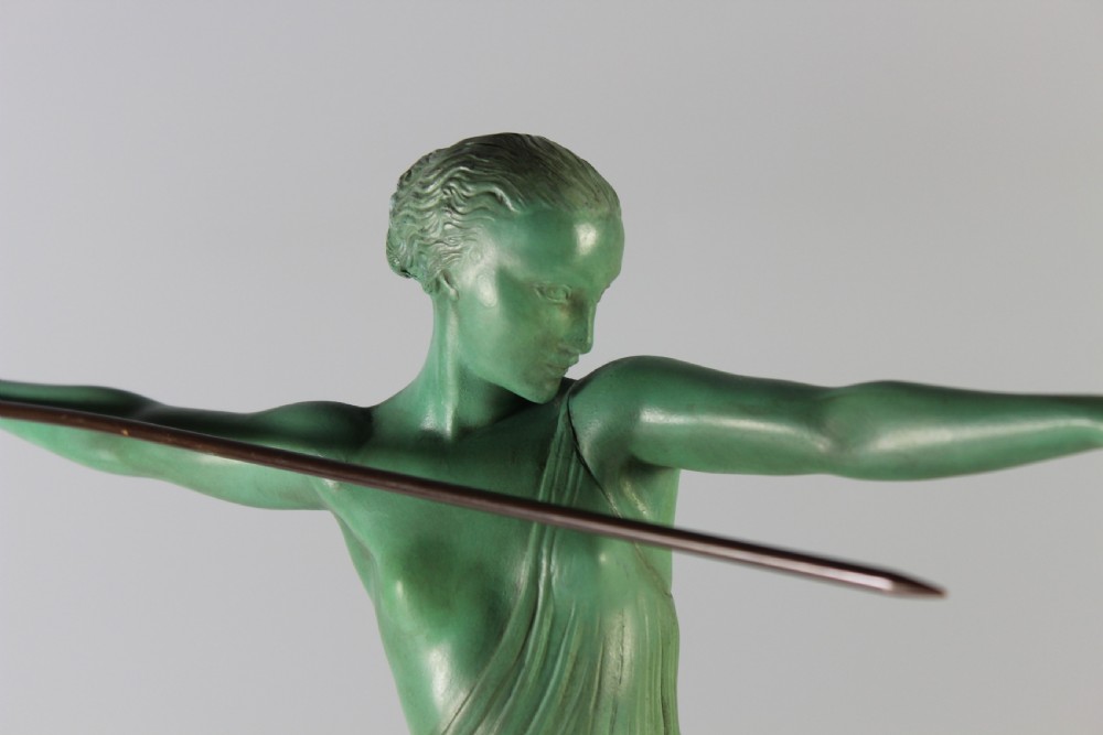 Le Faguays, French Art Deco Diana Huntress c.1930 View IV