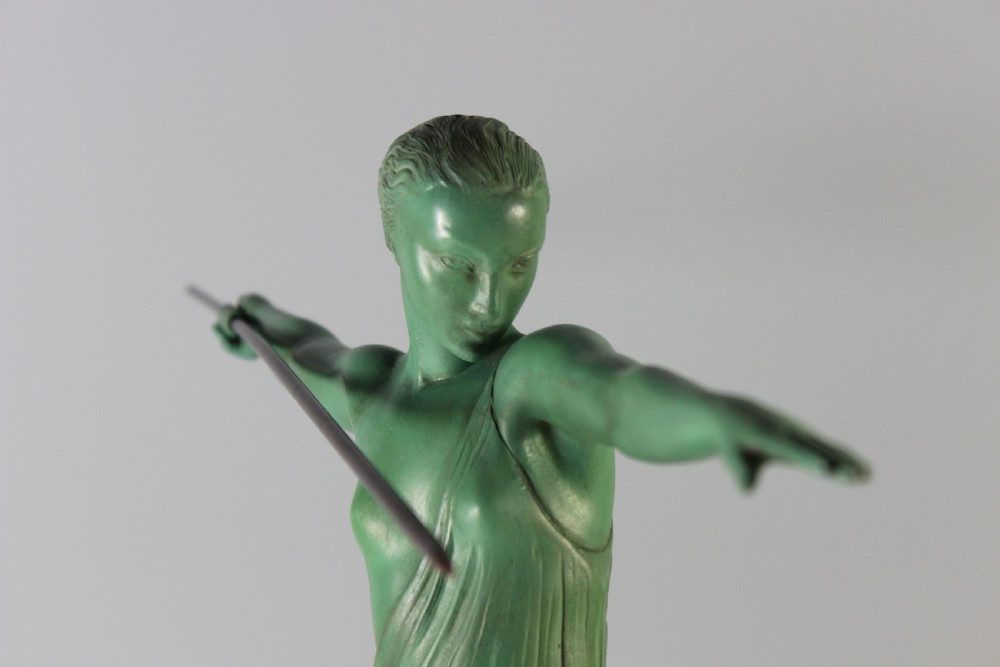 Le Faguays, French Art Deco Diana Huntress c.1930 View V