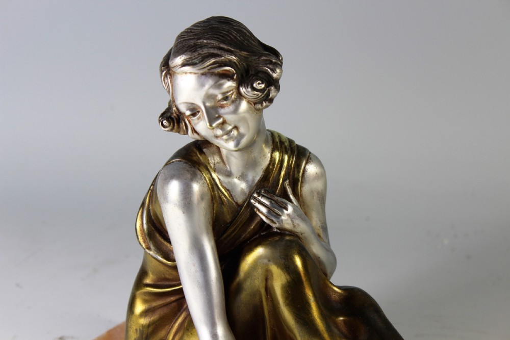 Armand Godard French Art Deco Figural Group c.1930 View III