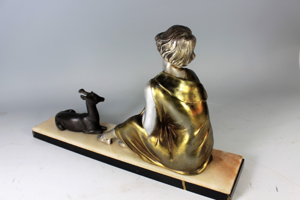 Armand Godard French Art Deco Figural Group c.1930 View IV