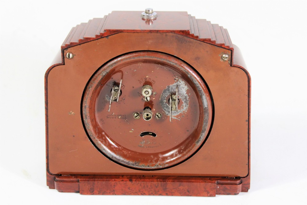 Jaz French art deco bakelite alarm clock made c.1930 View II