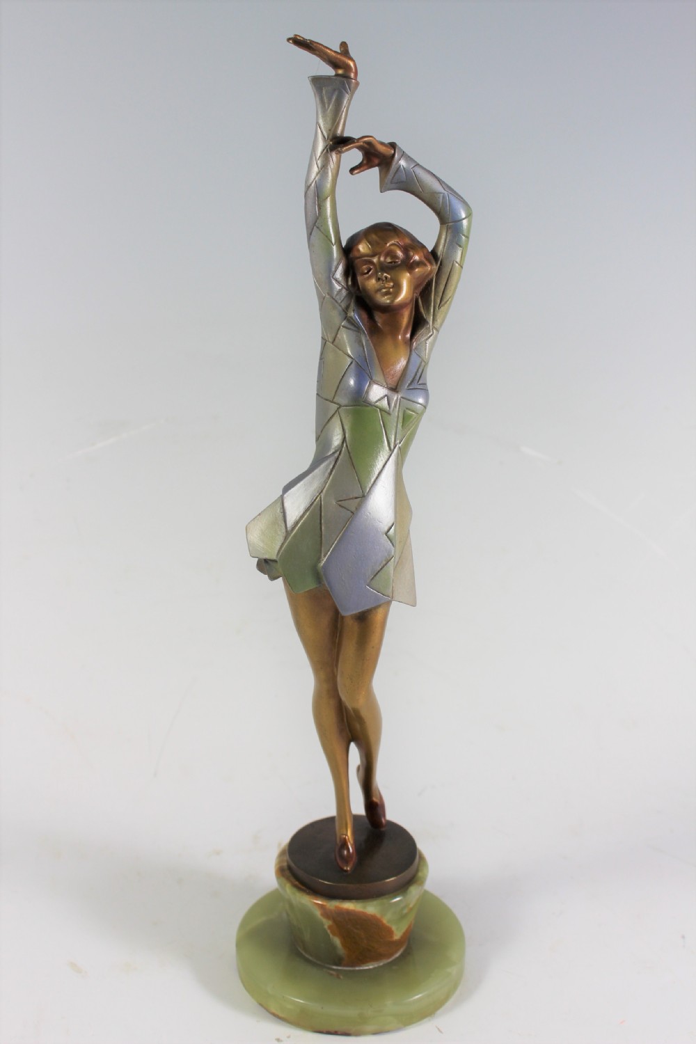 Rare Lorenzl Austrian Cold-painted Bronze Dancer c.1930