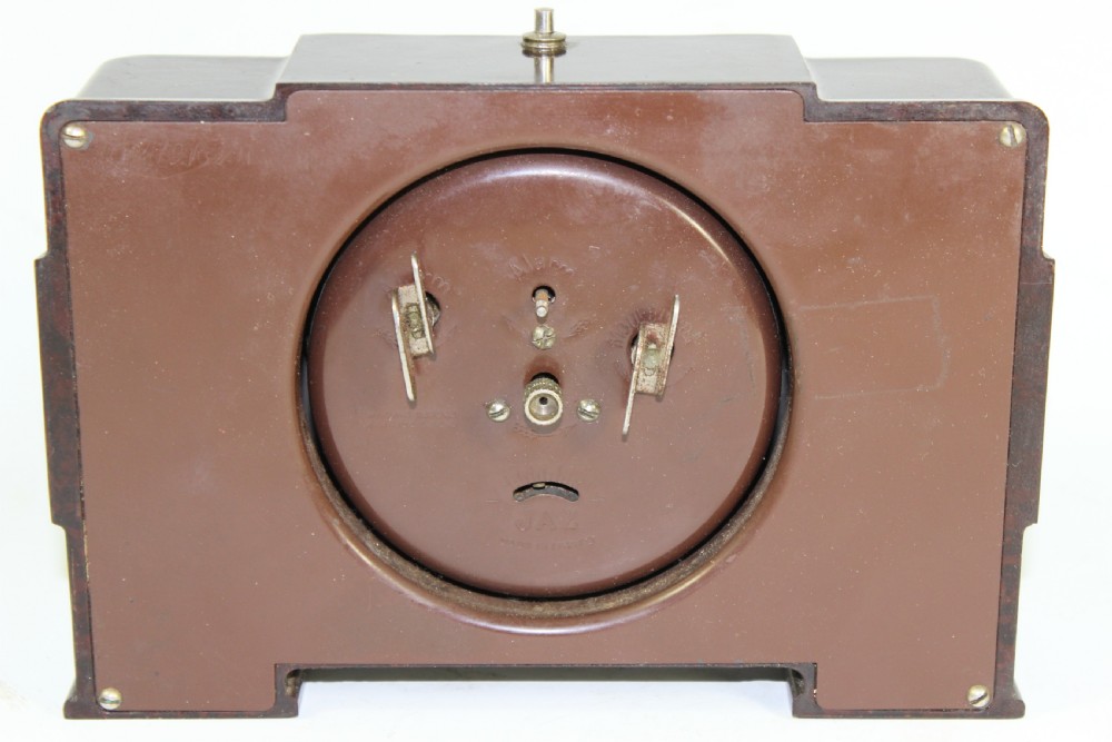 Jaz, French Art Deco Bakelite Alarm Clock c.1930 View III