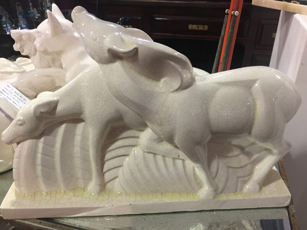 Lemanceau French Art Deco Deer c1920 View II