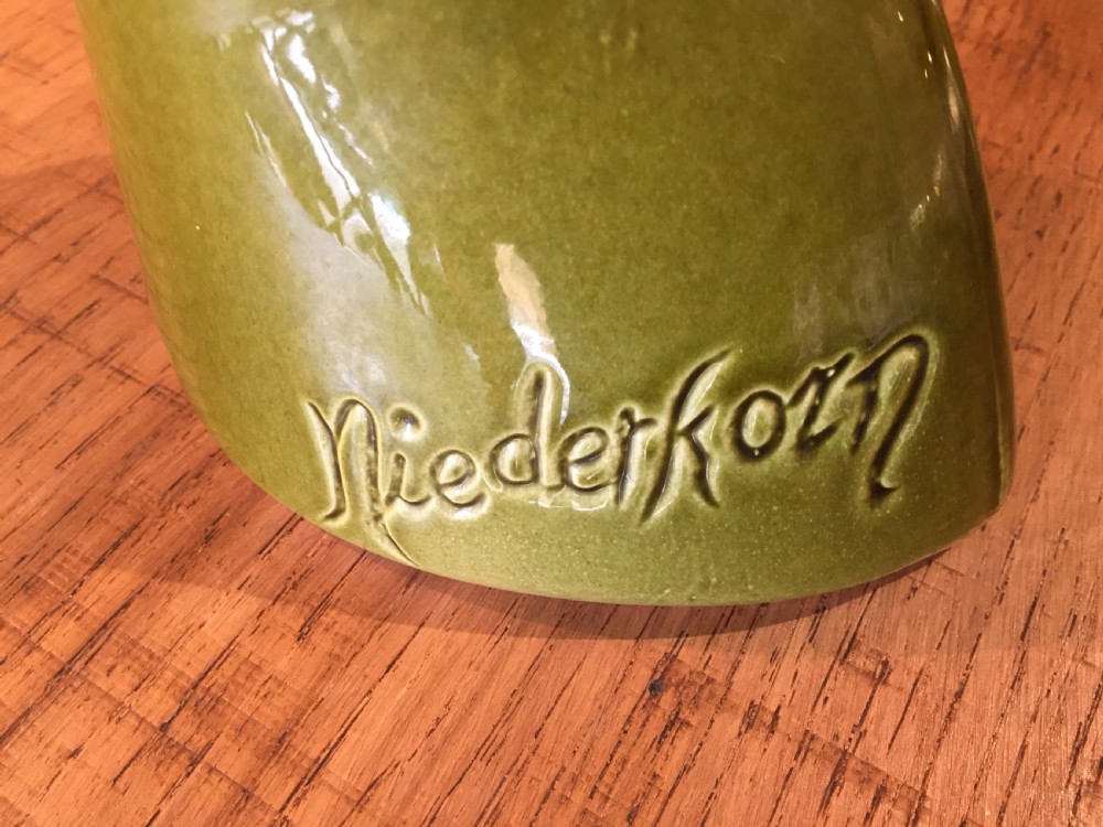 Niederkorn, Rare Cubist Vase c.1920. Limited edition. Certified. View VIII