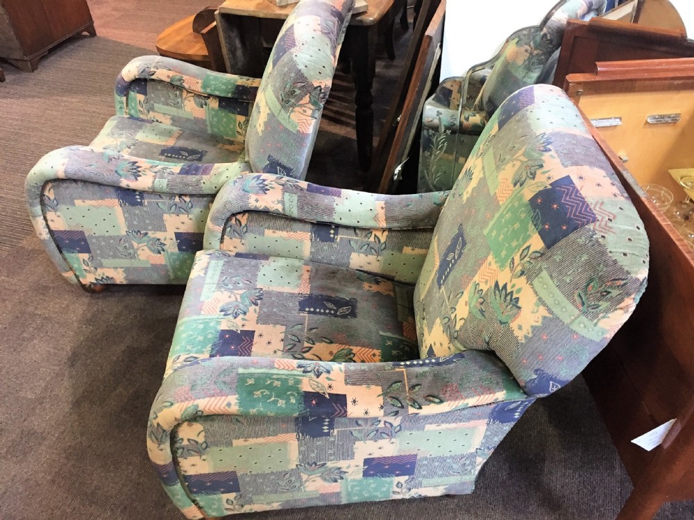 Pair of Art Deco Armchairs in very good condition c.1930 View VI
