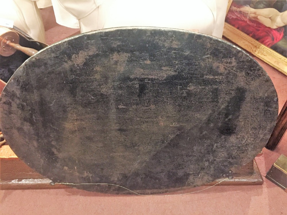 Arts & Crafts Hammered Pewter Mirror c.1910 View III