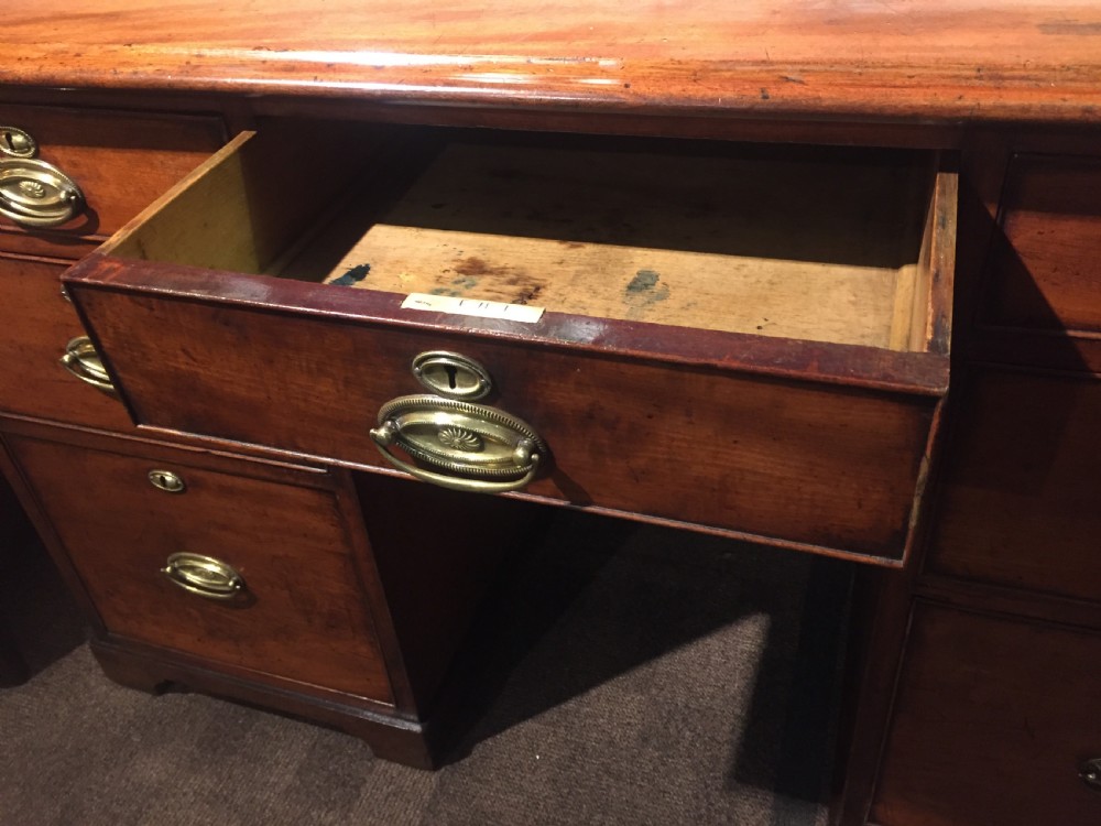 Victorian walnut desk with gallery top c.1880 View III