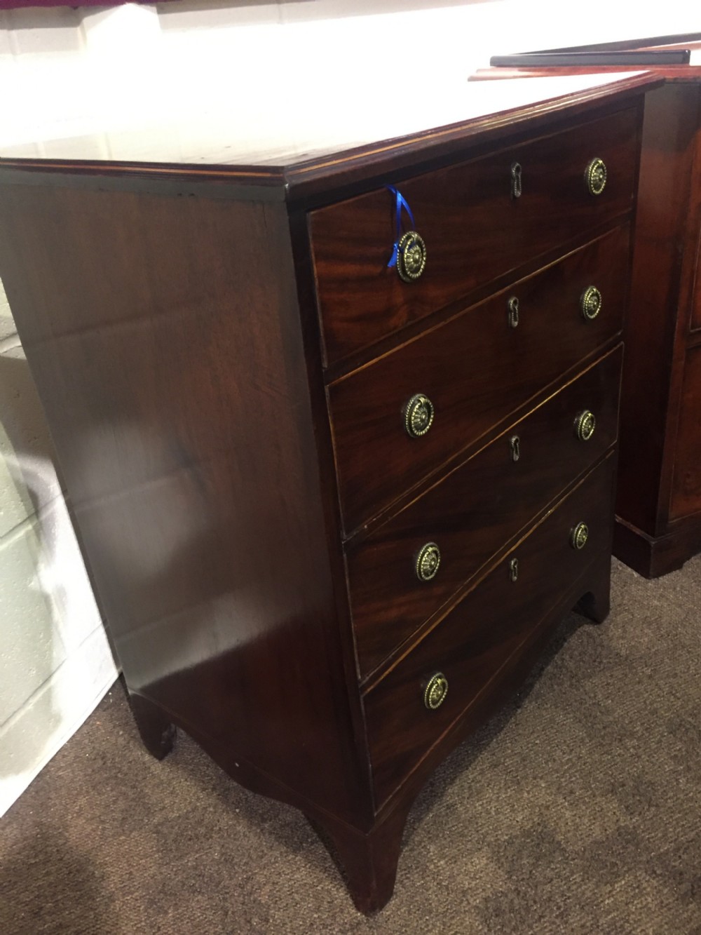Regency Mahogany Chest of Graduated Drawers c.1825 View III