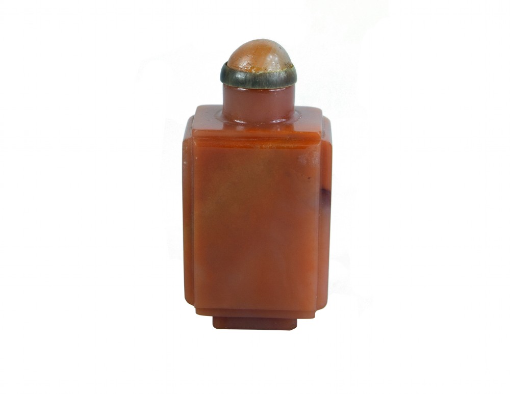 Chinese Agate Snuff Box 19th Century