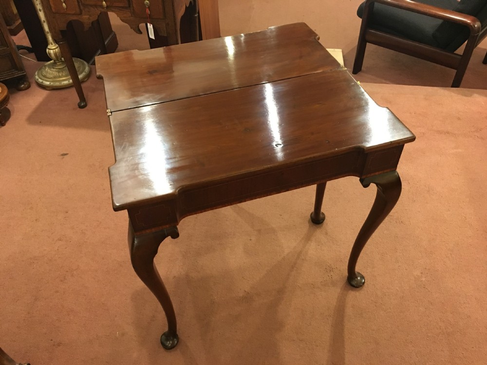 Antique Mahogany Turn-Over 