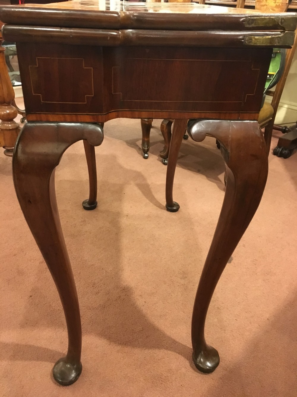 Antique Mahogany Turn-Over 