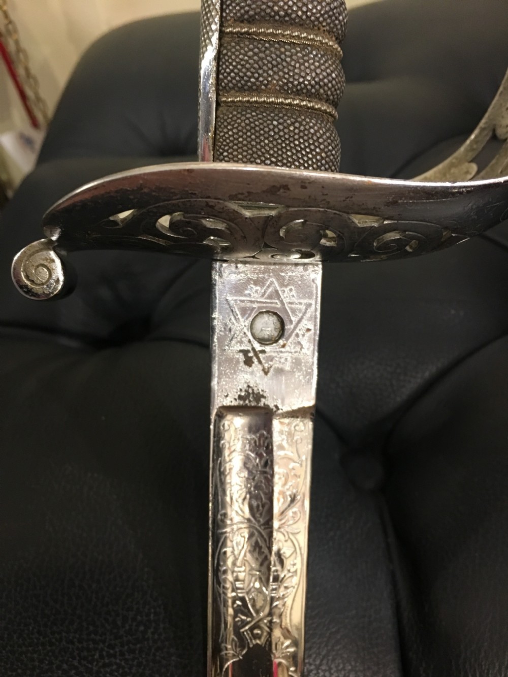 Rare Infantry Officers Sword By Wilkinson Sword London and Scabbard Mid 19th Century View III