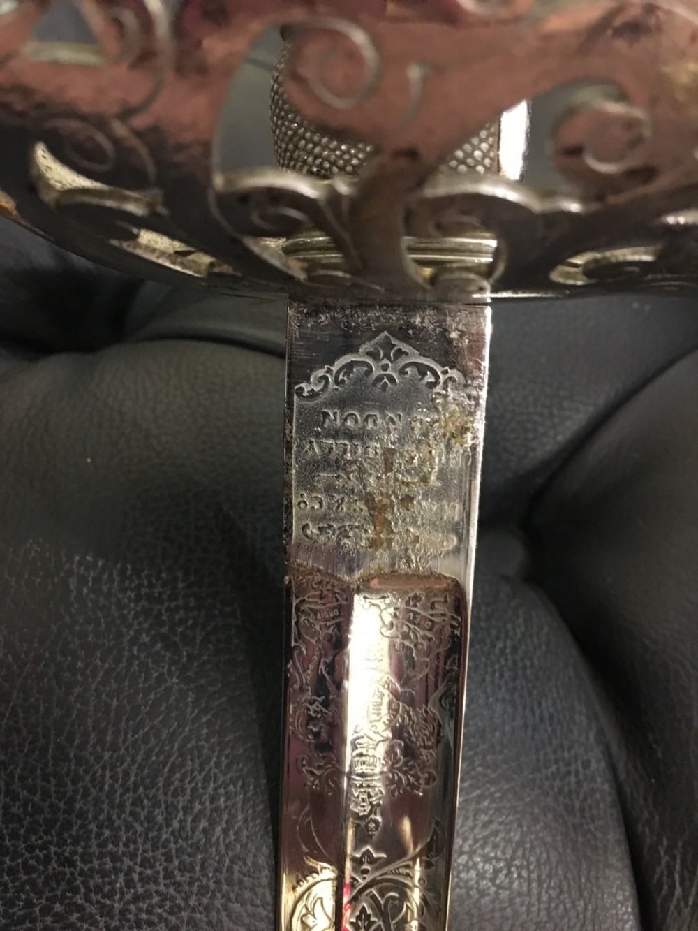 Rare Infantry Officers Sword By Wilkinson Sword London and Scabbard Mid 19th Century View IV