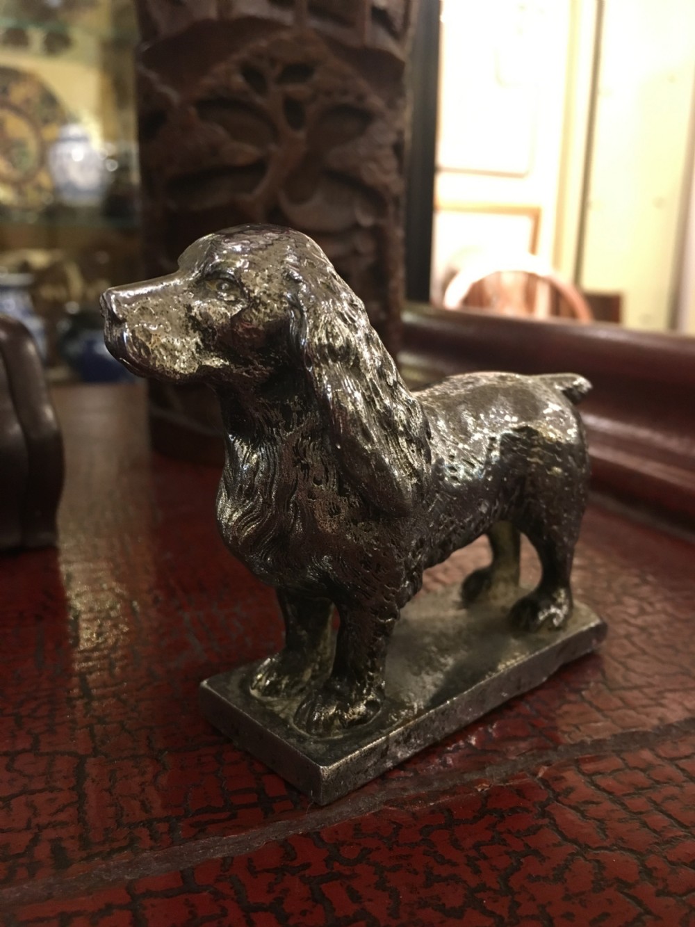 Spaniel Car Mascot c1930 View II