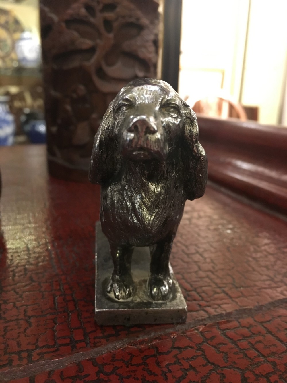 Spaniel Car Mascot c1930 View III