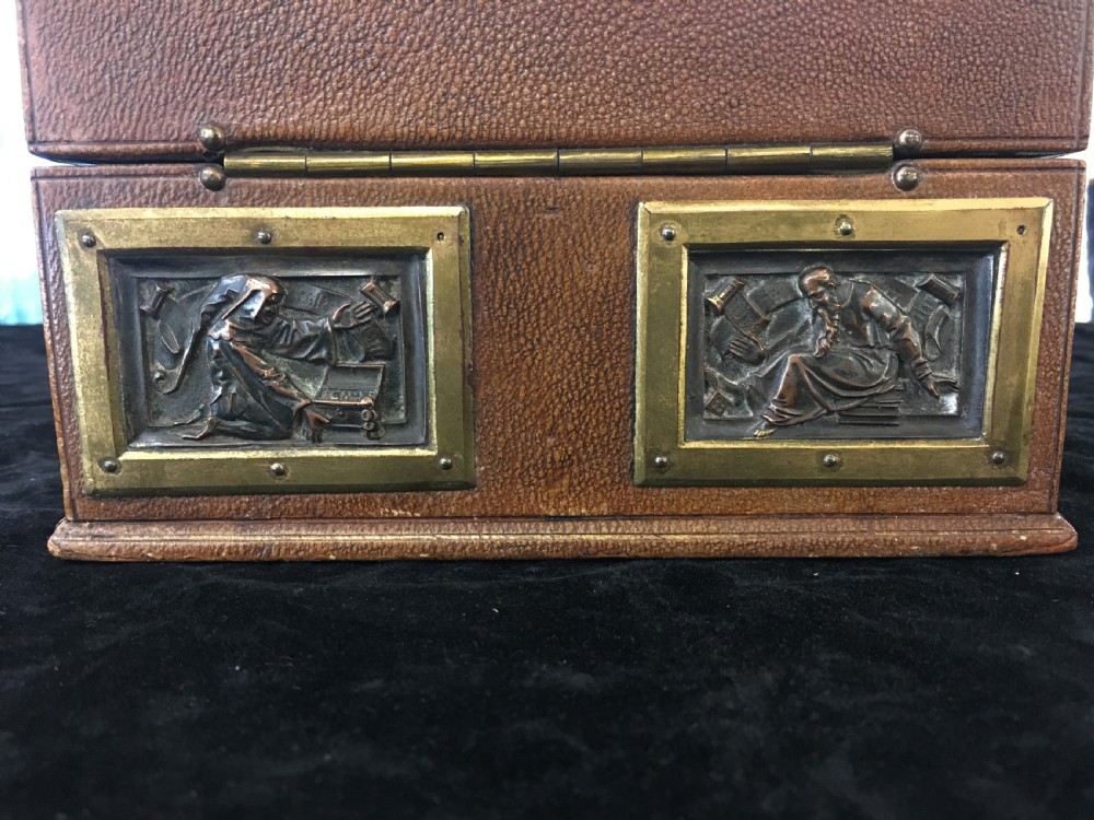 Three Bottle Cologne Tantalus 19th Century View VI