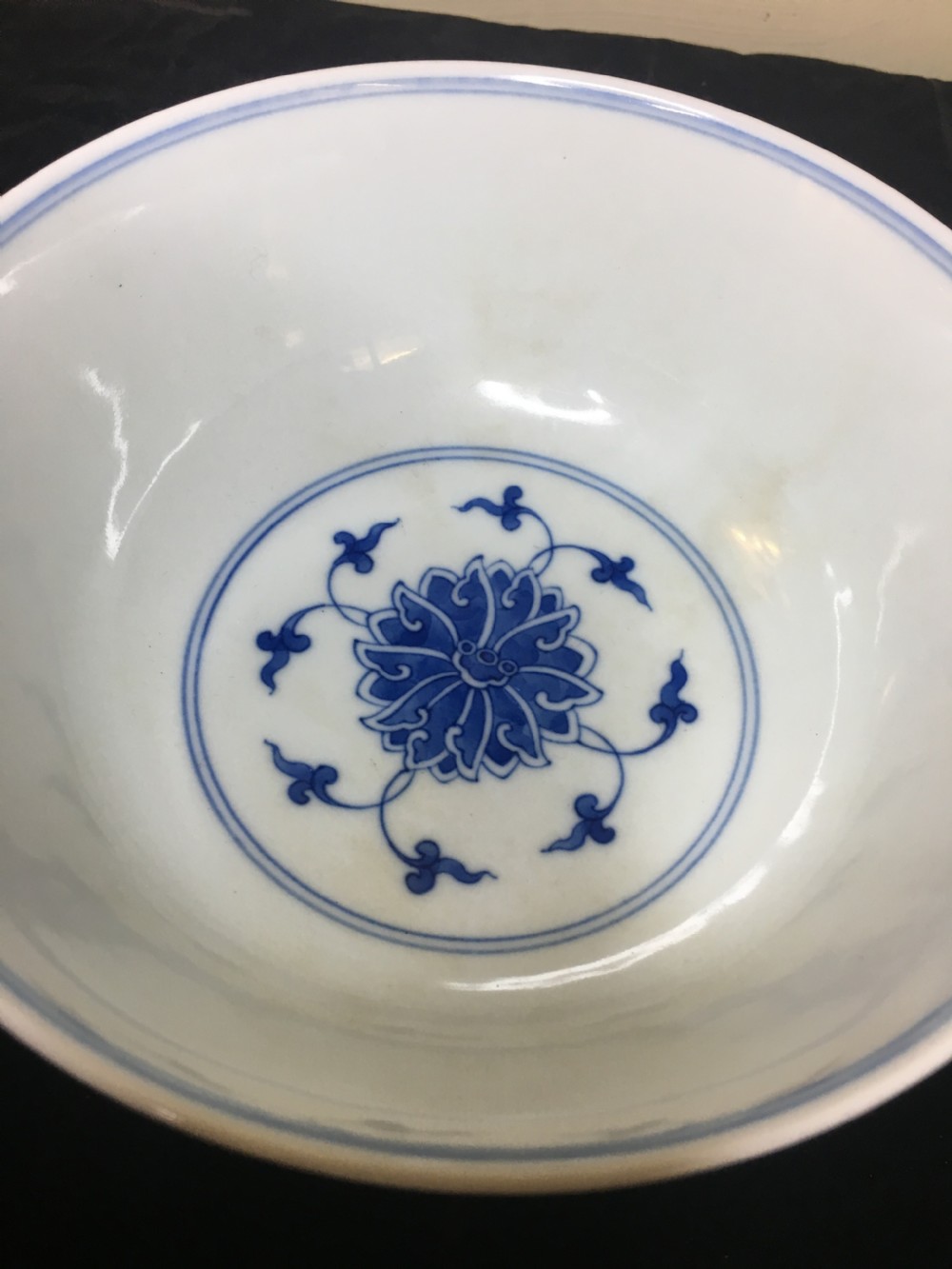 Tongzhi Period Blue & White Bowl View III