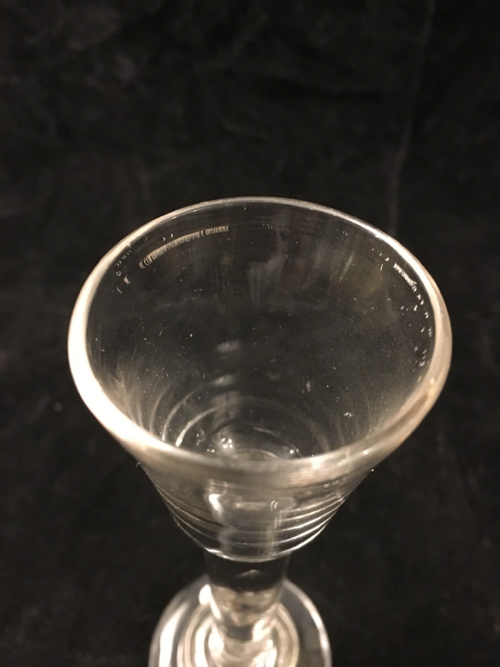 Rare Cordial Glass c1740 View II