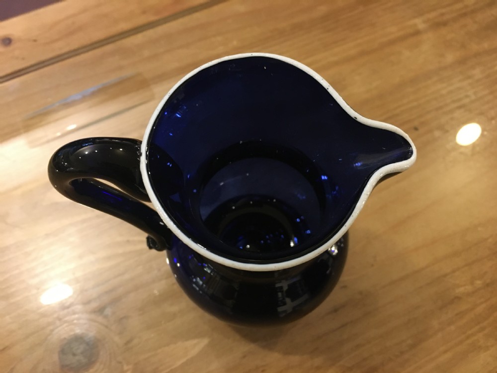 A Rare Bristol Blue Baluster Jug c1800 View IV