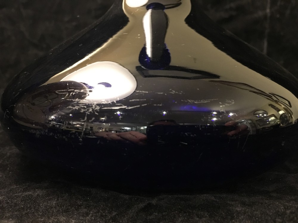 A Bristol Blue Ships Decanter with 