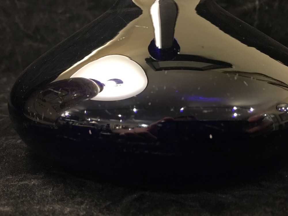 A Bristol Blue Ships Decanter with 