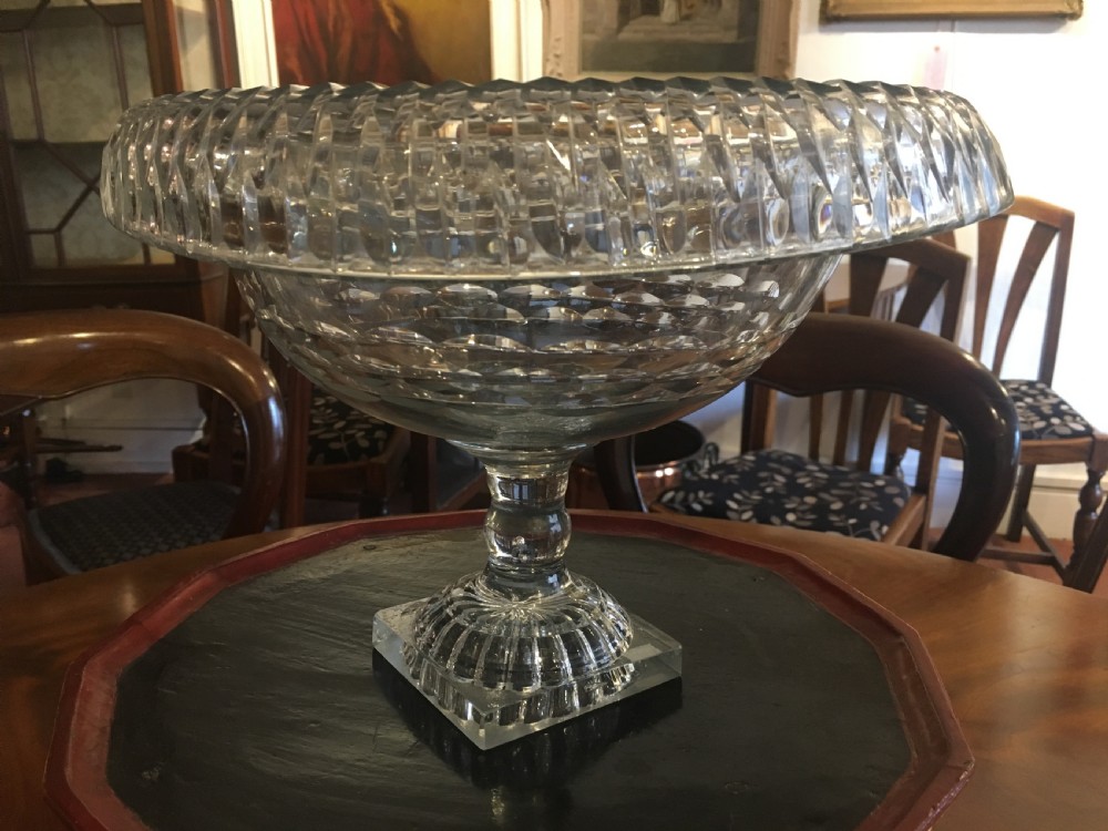 Large Irish Turn over Rim Bowl c1800 View II